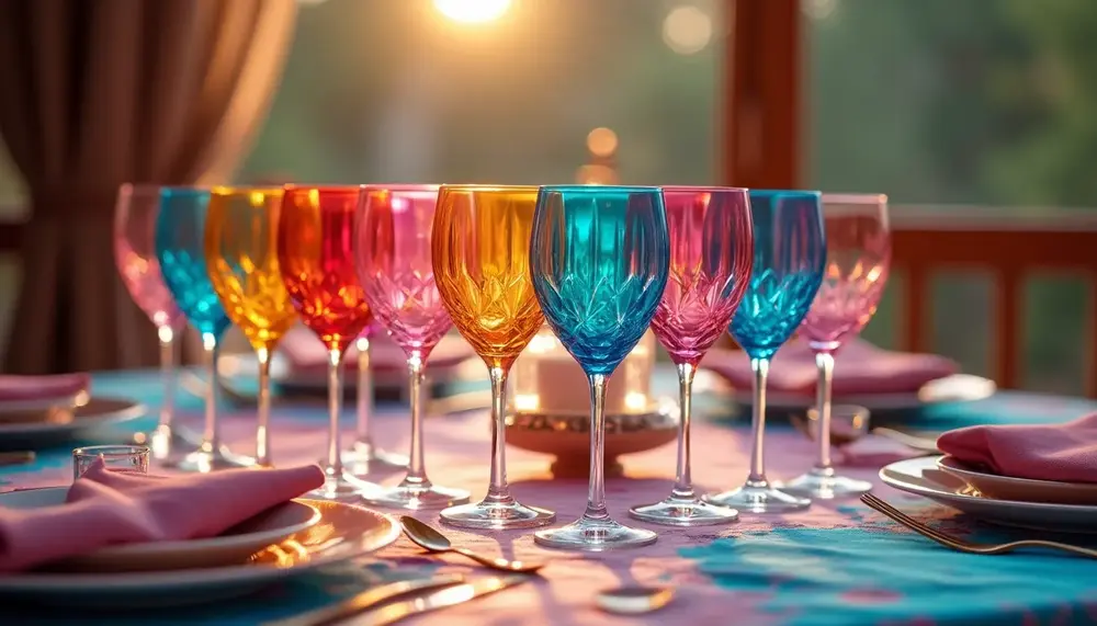 Baccarat Gläser bunt: Ein Kaleidoskop für Ihre Tischdekoration